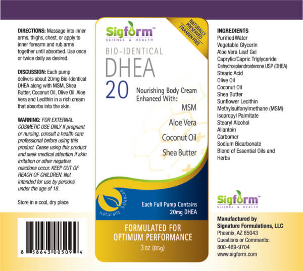 DHEA Supplement Dehydroepiandrosterone Cream