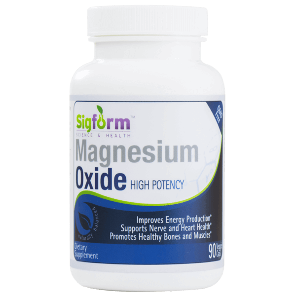 Magnesium Oxide 90 Capsules